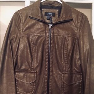 FDJ French Dressing Jeans Vegan Leather Jacket, S